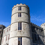 The turrets of C17th Lulworth Castle
