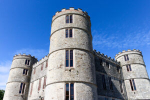 The turrets of C17th Lulworth Castle