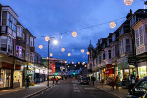 Station Road Christmas lights, Swanage