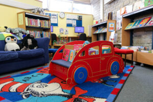Children's area of Swanage Library