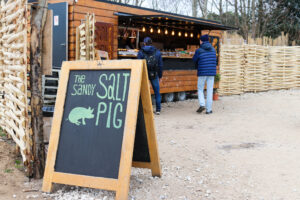 Salt Pig food trailer at Middle Beach, Studland