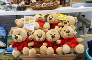 Dorset teddy souvenirs at Swanage Information Centre