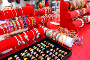 Children's jewellery at the Swanage Market